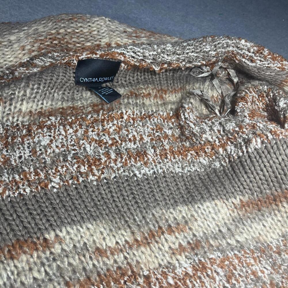 Cynthia Rowley Woman’s Medium Open Front Marled Knit Cardigan Sweater RN: 75343 - Picture 7 of 9